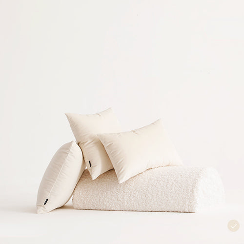 Housse de coussin et insert en velours Gerta