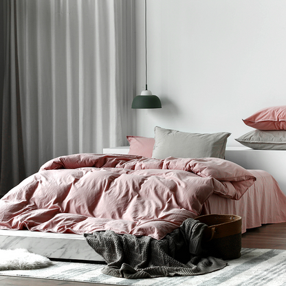 Ensemble de draps en coton Gardenhire 4 pièces 