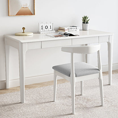 Bureau d'écriture LYDIA CARLTON Table d'ordinateur de bureau en bois massif 