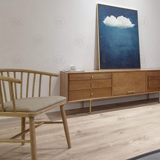 Chaise de salle à manger scandinave HAYDEN en bois massif nordique