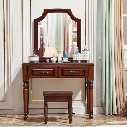 Coiffeuse CHARLOTTE Hilton American Country avec miroir 