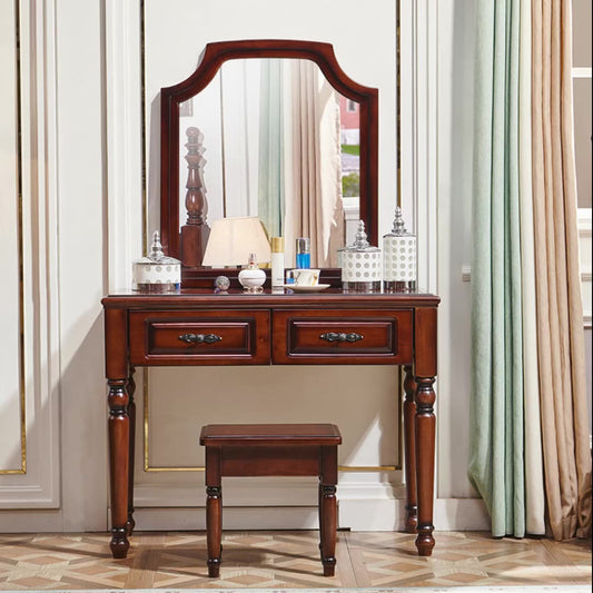 Coiffeuse CHARLOTTE Hilton American Country avec miroir 