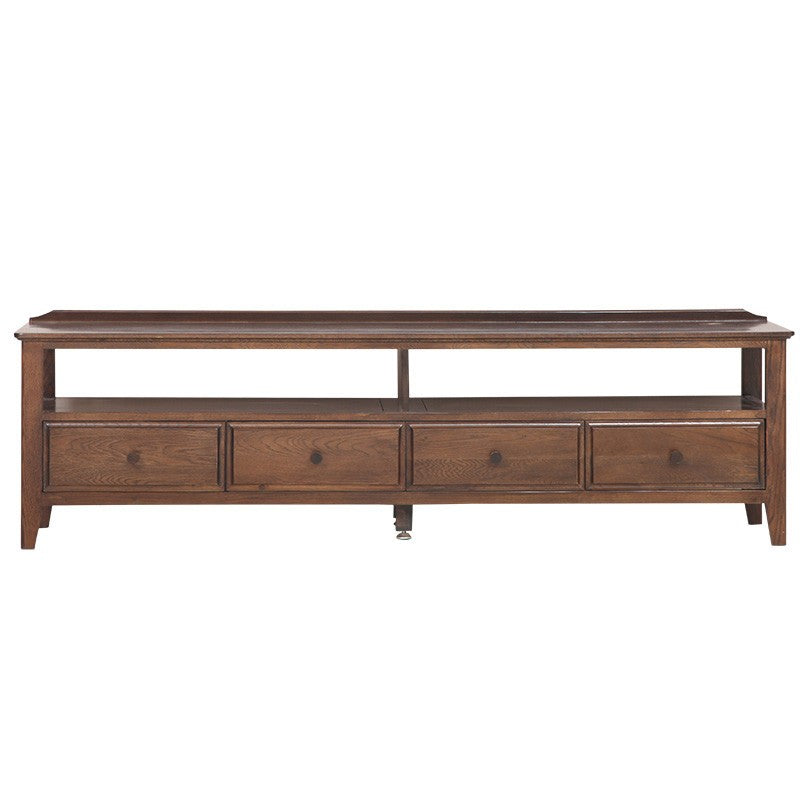 Meuble TV console scandinave entièrement en bois massif AYDEN