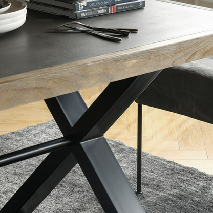 Table à manger sur piédestal Hollins