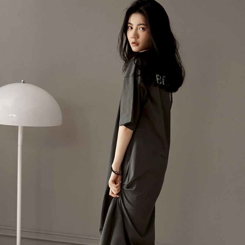 Chemise de nuit slim en coton Elsie 