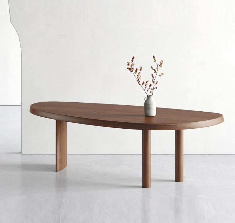 LENNON REGIS Table à manger minimaliste en bois massif nordique