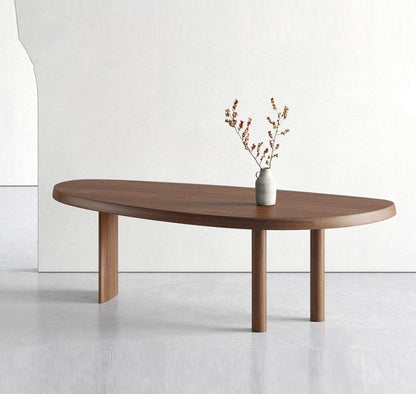 LENNON REGIS Table à manger minimaliste en bois massif nordique
