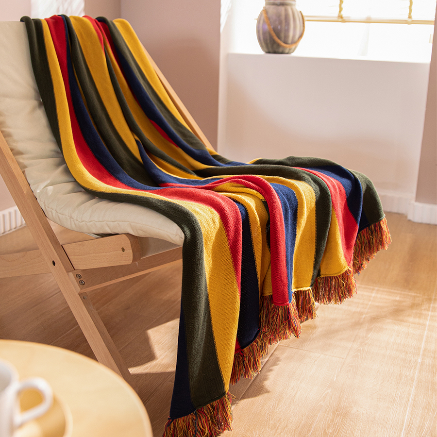 Couverture géométrique Bohême de Ghislain