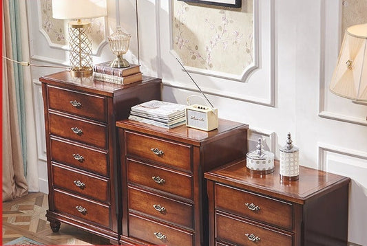 DEAN HILTON American Classic Trois Quatre Cinq Sept Neuf Tiroirs En Bois Massif