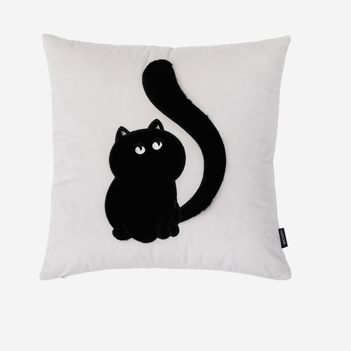 Coussin en peluche pour chat