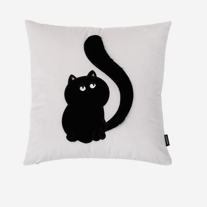 Coussin en peluche pour chat