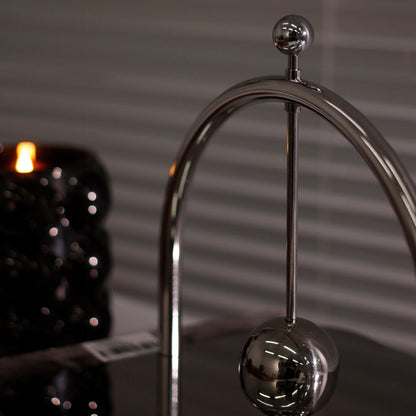 Porte-serviettes en métal acanthe