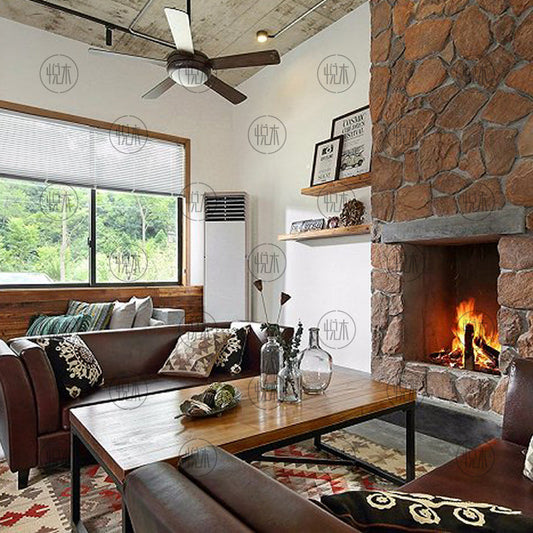 Table basse nordique japonaise Juniper RADISSON en bois massif américain 