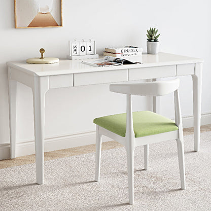 Bureau d'écriture LYDIA CARLTON Table d'ordinateur de bureau en bois massif 