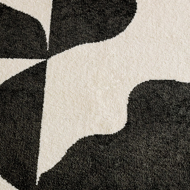 Tapis de zone abstrait Devon