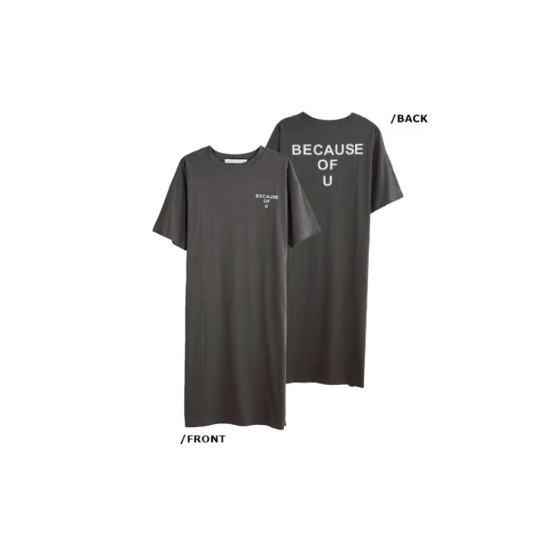 Chemise de nuit slim en coton Elsie 