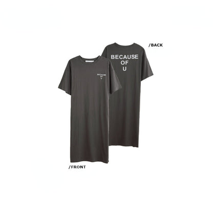 Chemise de nuit slim en coton Elsie 