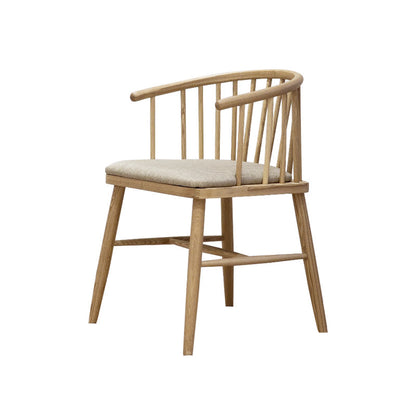 Chaise de salle à manger scandinave HAYDEN en bois massif nordique