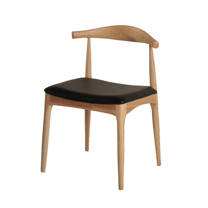 Chaise de salle à manger artistique en bois massif JUDE Nordic Scandinave