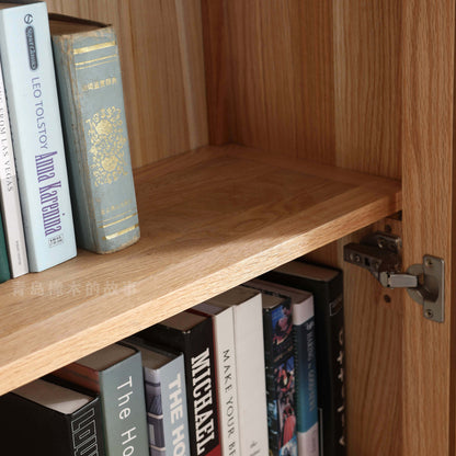 Vitrine-bibliothèque en verre scandinave nordique KAYDEN