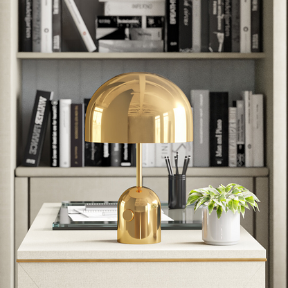 Lampe de table champignon en métal Kronburgh