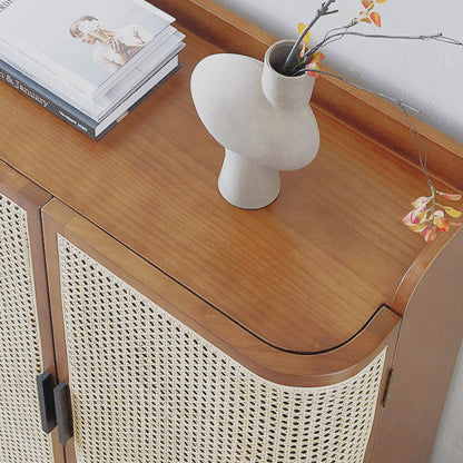 Meuble à chaussures en rotin Goffney