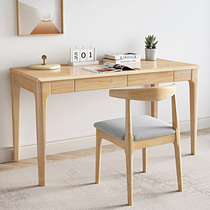 Bureau d'écriture LYDIA CARLTON Table d'ordinateur de bureau en bois massif 