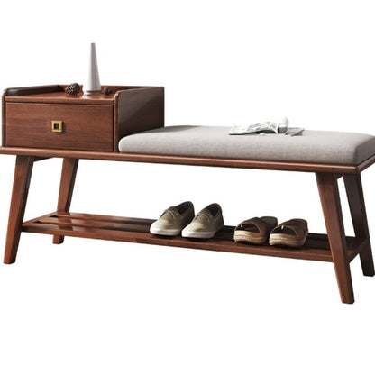 Tabouret à chaussures en bois massif CASSIDY BELAIR