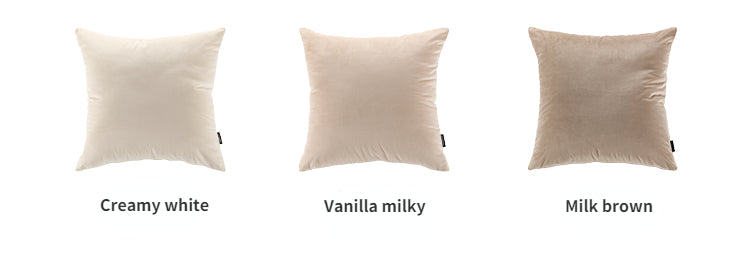 Housse de coussin et insert en velours Gerta