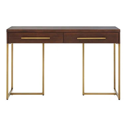 Console d'entrée en bois massif d'acacia à chevrons COLEMAN