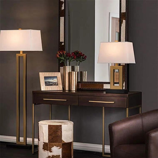 Console d'entrée en bois massif d'acacia à chevrons COLEMAN