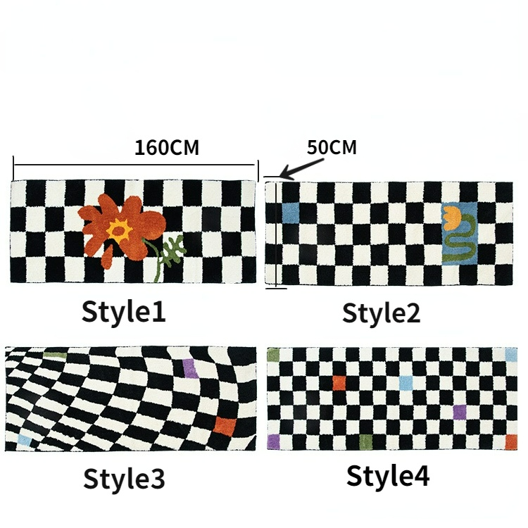 Tapis à damier Francisco