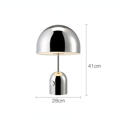 Lampe de table champignon en métal Kronburgh