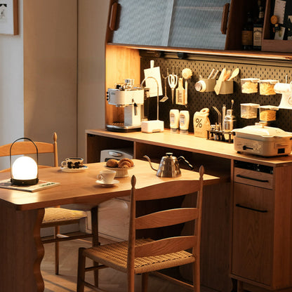 Table à manger à base ondulée Jalen