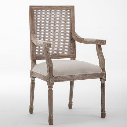 Chaise de salle à manger rétro française EMILIA Queen Ann