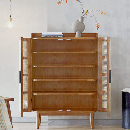 Meuble à chaussures en rotin Goffney