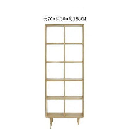 Bibliothèque Madison en teck Cube Nordic en bois massif