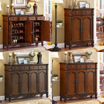 Buffet Emma, ​​meuble de rangement en tissu, vin, chaussures, style américain, 83 à 149 cm (3 tailles, 2 couleurs au choix)