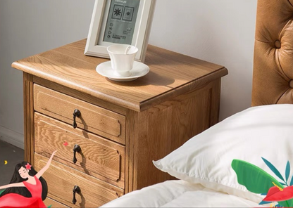 Lit à baldaquin EZEKIEL de style country américain et français