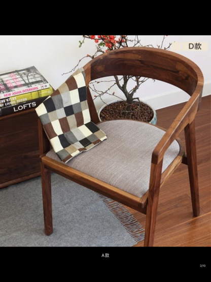 Chaise longue en bois massif JACE chaise présidentielle Kennedy