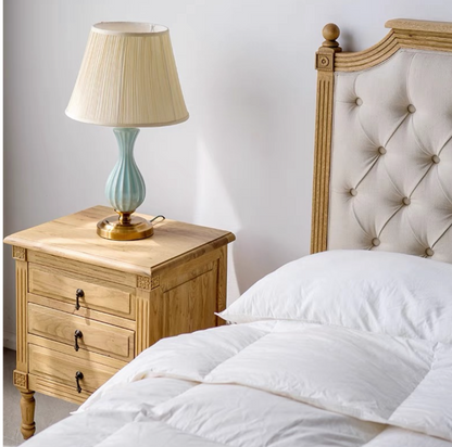 Lit à baldaquin EZEKIEL de style country américain et français