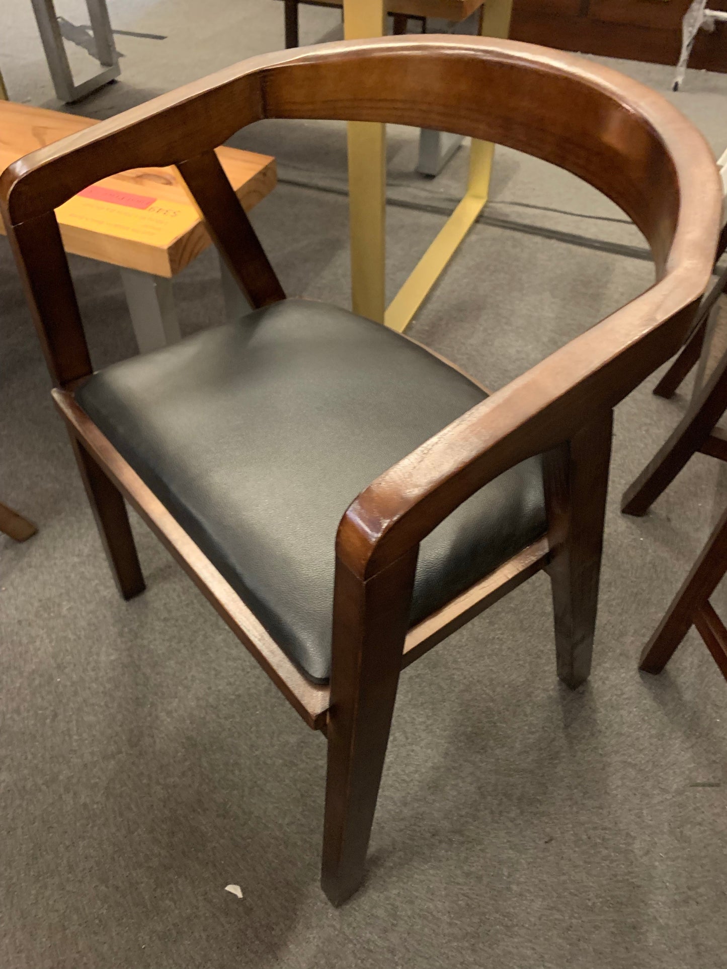 Chaise longue en bois massif JACE chaise présidentielle Kennedy