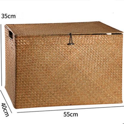 Panier de rangement en jonc de mer Alkire