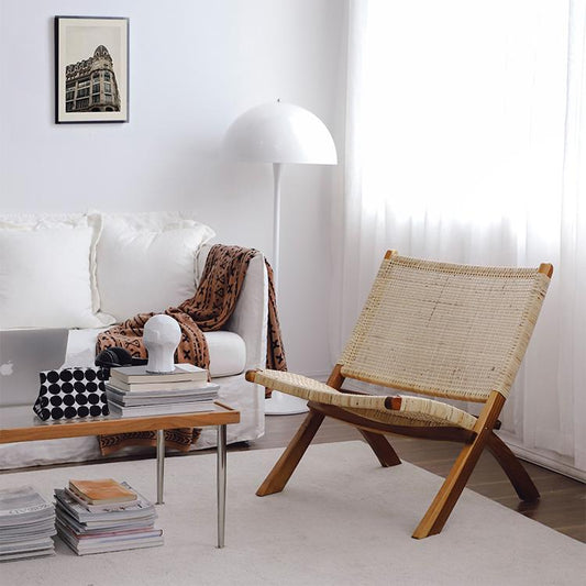 Chaise pliante en rotin Malcolm 