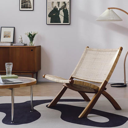 Chaise pliante en rotin Malcolm 