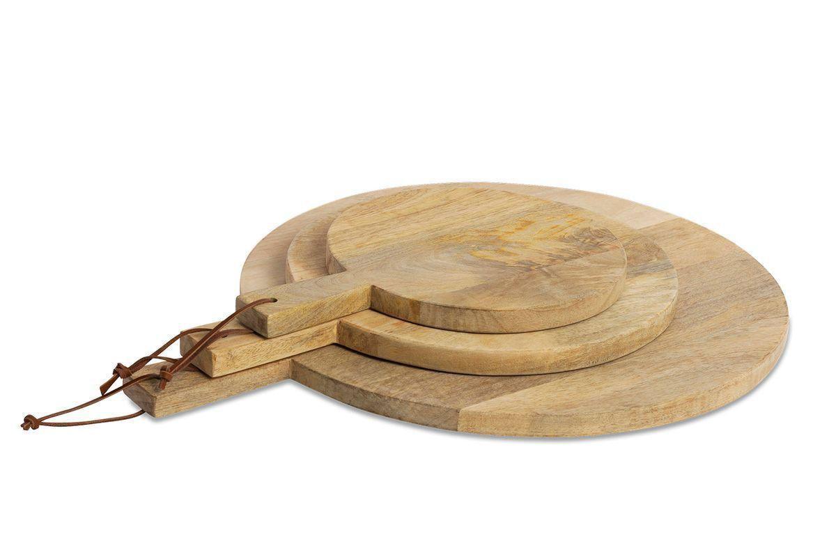 Planches à pizza en bois de manguier