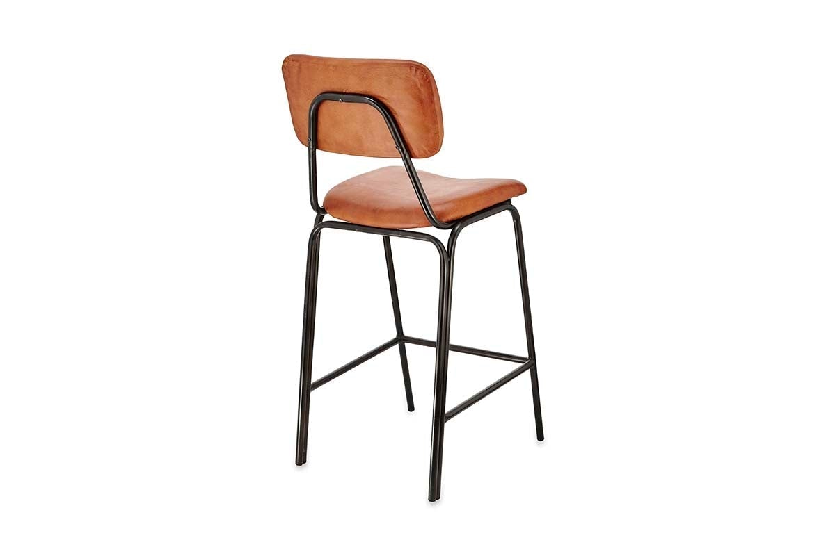 Chaise de bar en cuir Sotta