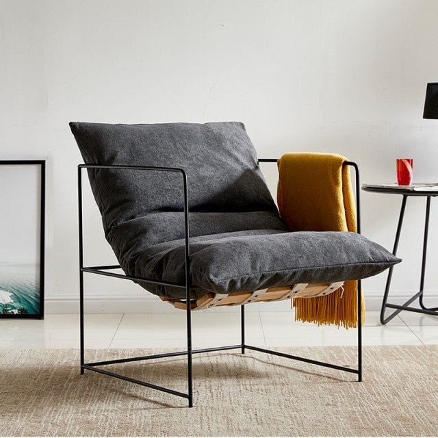 Fauteuil large capitonné Lexington 