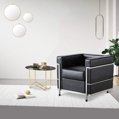 Canapé en cuir contemporain Chafin 