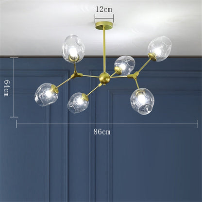 Lustre linéaire moderne Fuiloro 